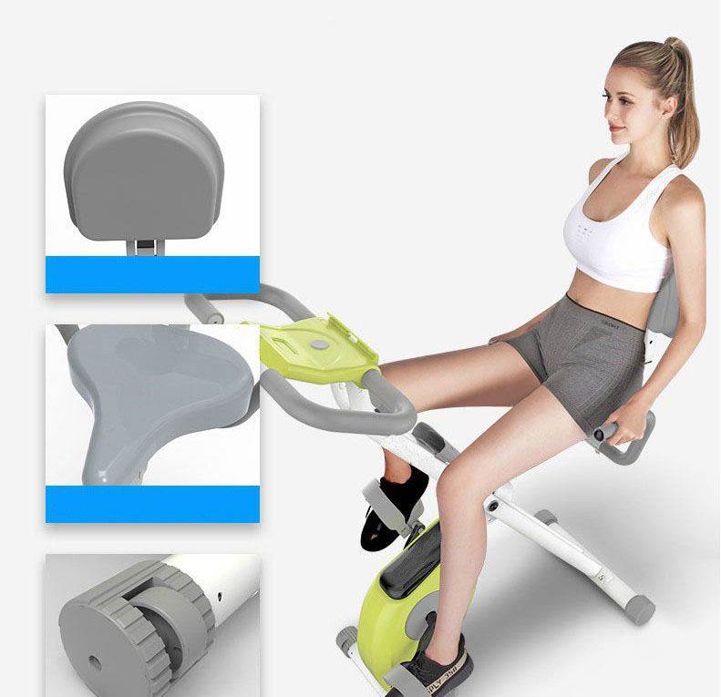Folding Bicycle Gym Exercise Bike Indoor Machine Recumbent Exercise Bike