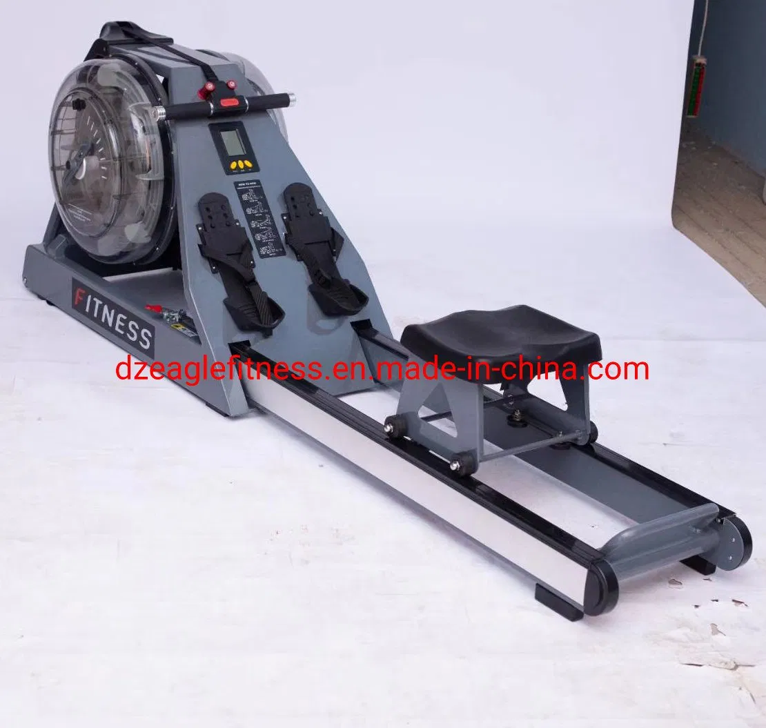 Commercial Gym Equipment Wooden Water Rower Rowing Machine / Cadio Water Resistance Rower/ Water Rower