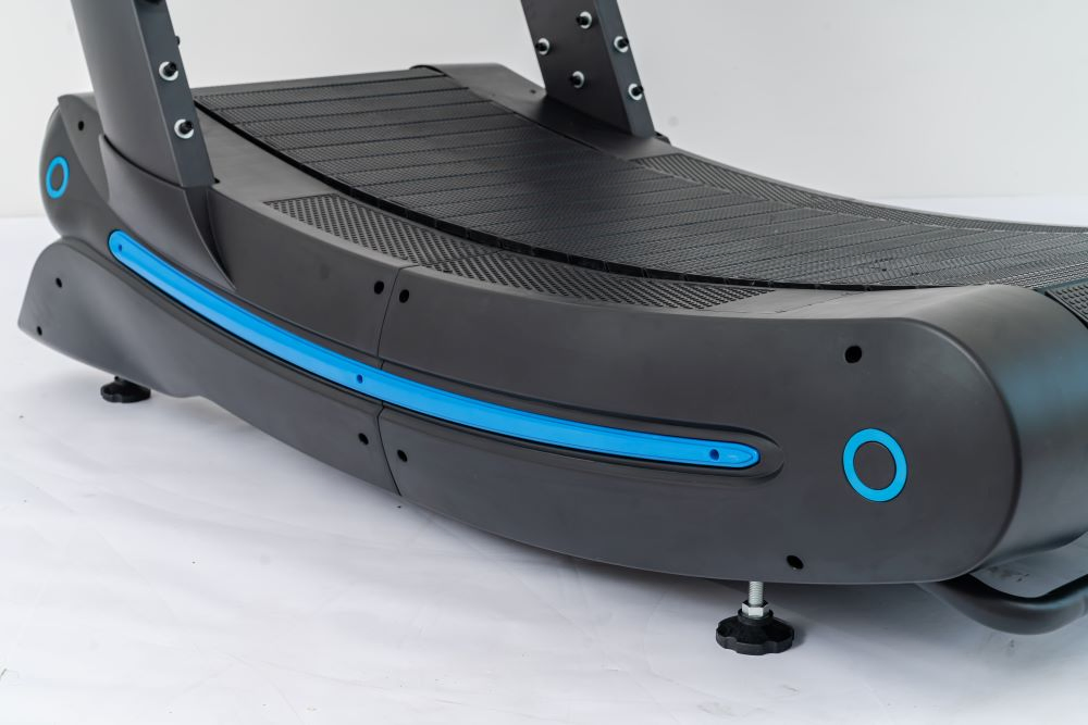 Fitness Commercial Cardio Machine Unpowered Air Runner Machine Manual Self-Generating Curved Treadmill