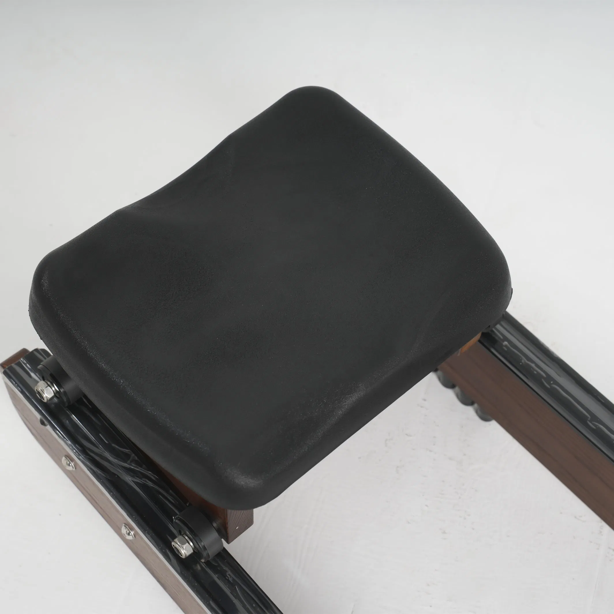 Compatible Indoor Cardio Gym Rower Wooden Water-Resistant Fitness Equipment with Wood Box for Home Use