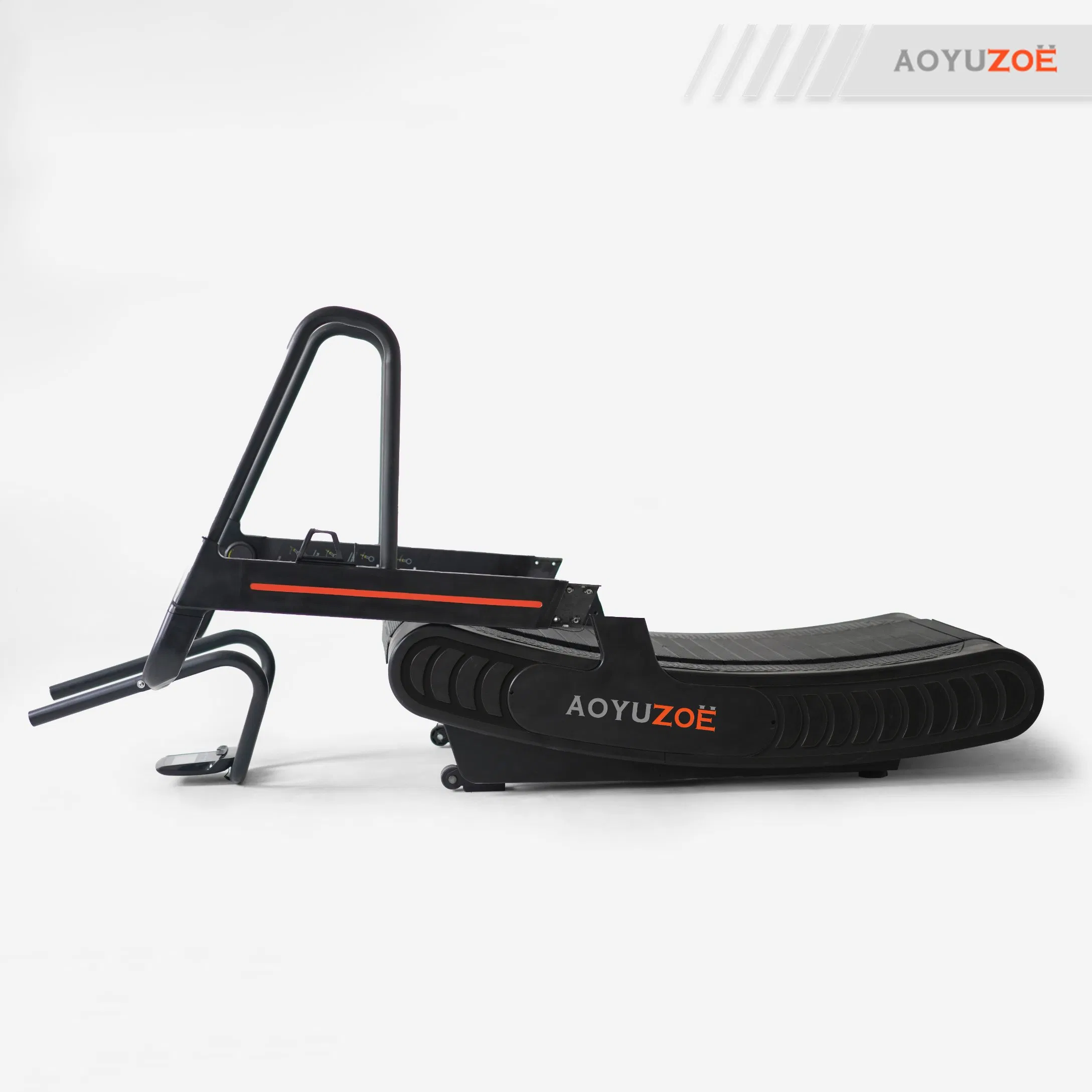 Cardio Machine Unpowered Air Runner Machine Manual Self-Generating Fitness Commercial Curved Treadmill