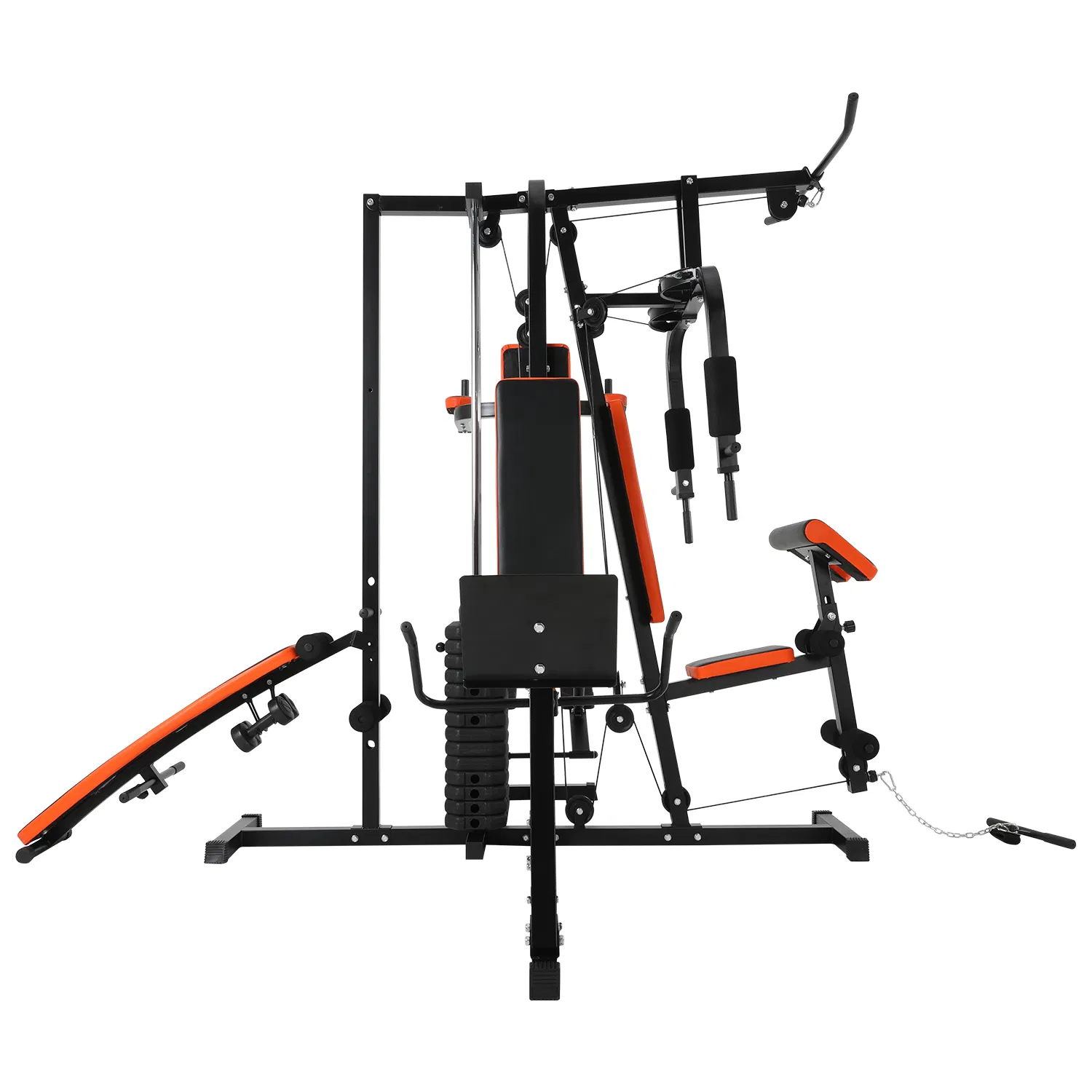 Home Use Four Station Multi Gym Equipment Strength Machine with Plate Loaded Option