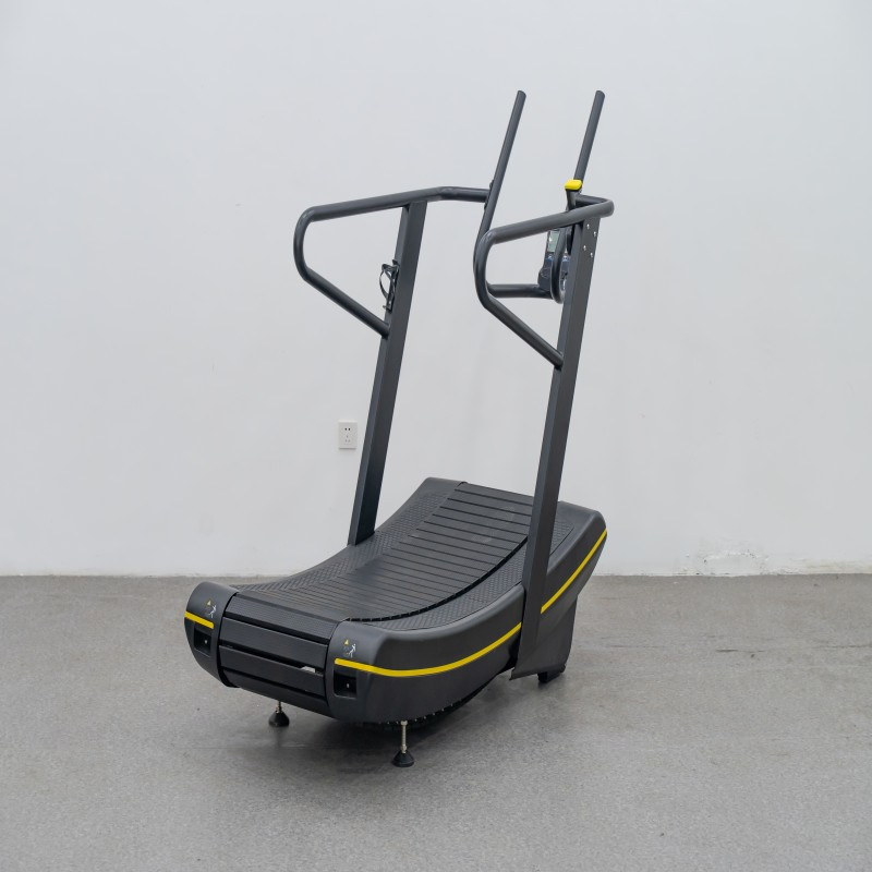 Non-Electric Curved Treadmill HS8700 Commercial Cardio Trainer Manual Self-Powered Commercial