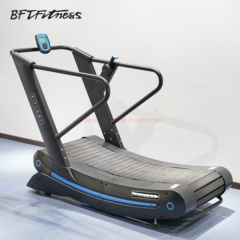 Walking Manual Curved Treadmill Commercial Gym Use Woodway Self-Generating Curve Treadmill