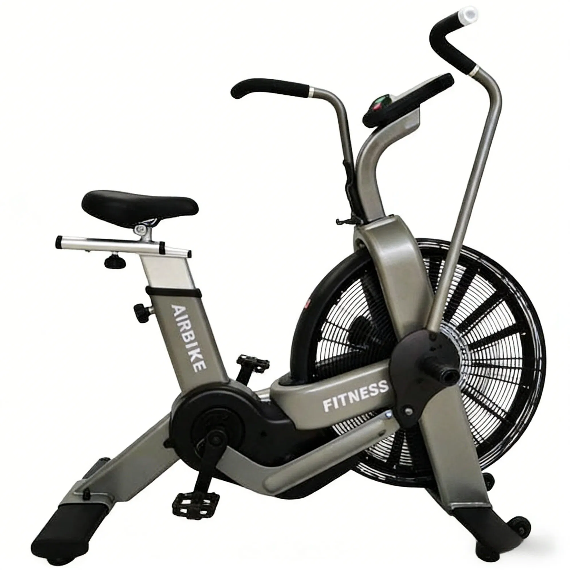 Upgraded Cardio Gym Equipment Adjustable Resistance Spinning Air Exercise Bike