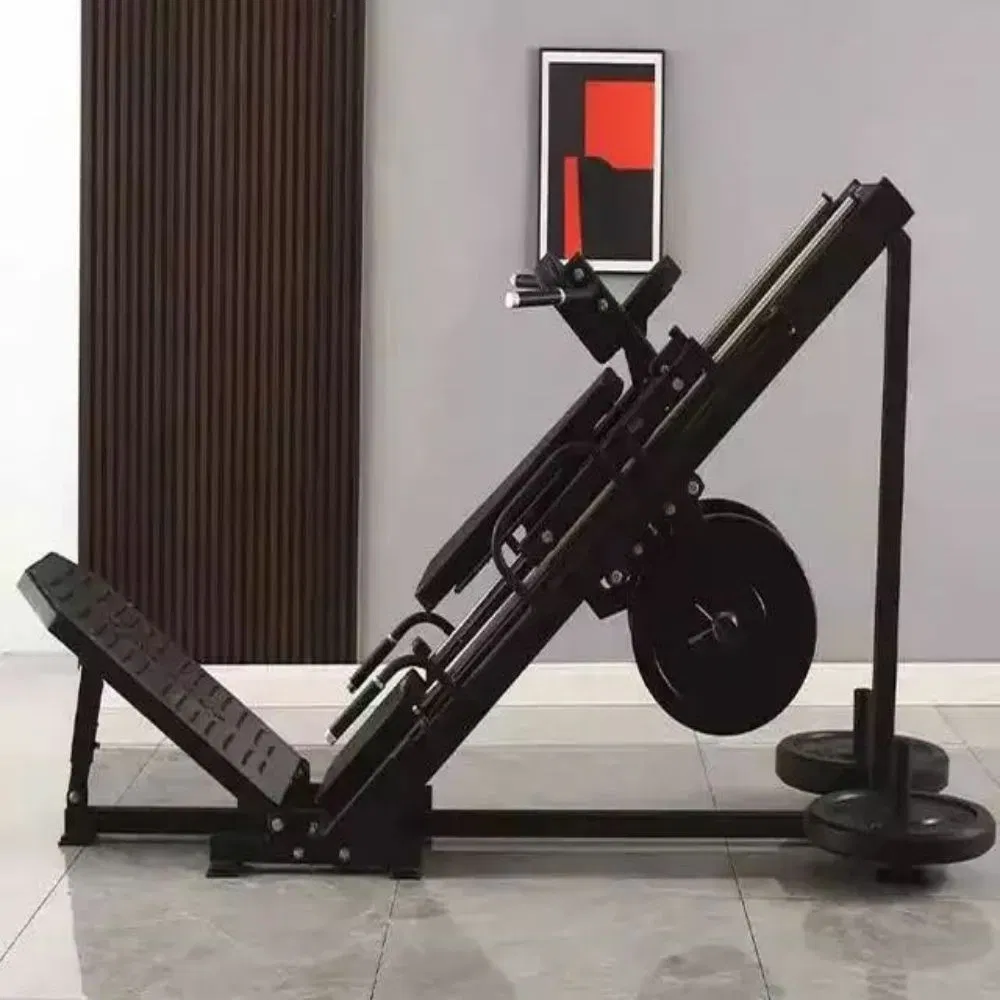 45 Degree Plate Loaded Leg Press Hack Squat Pedal Machine for Legs Hip Strength Power Training