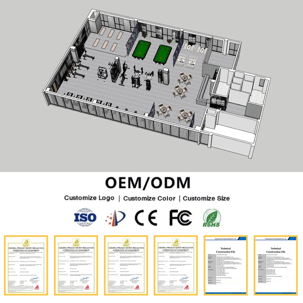 Gym Fitness Equipment Plate Loaded Free Weights Vertical Leg Press Strength Machine
