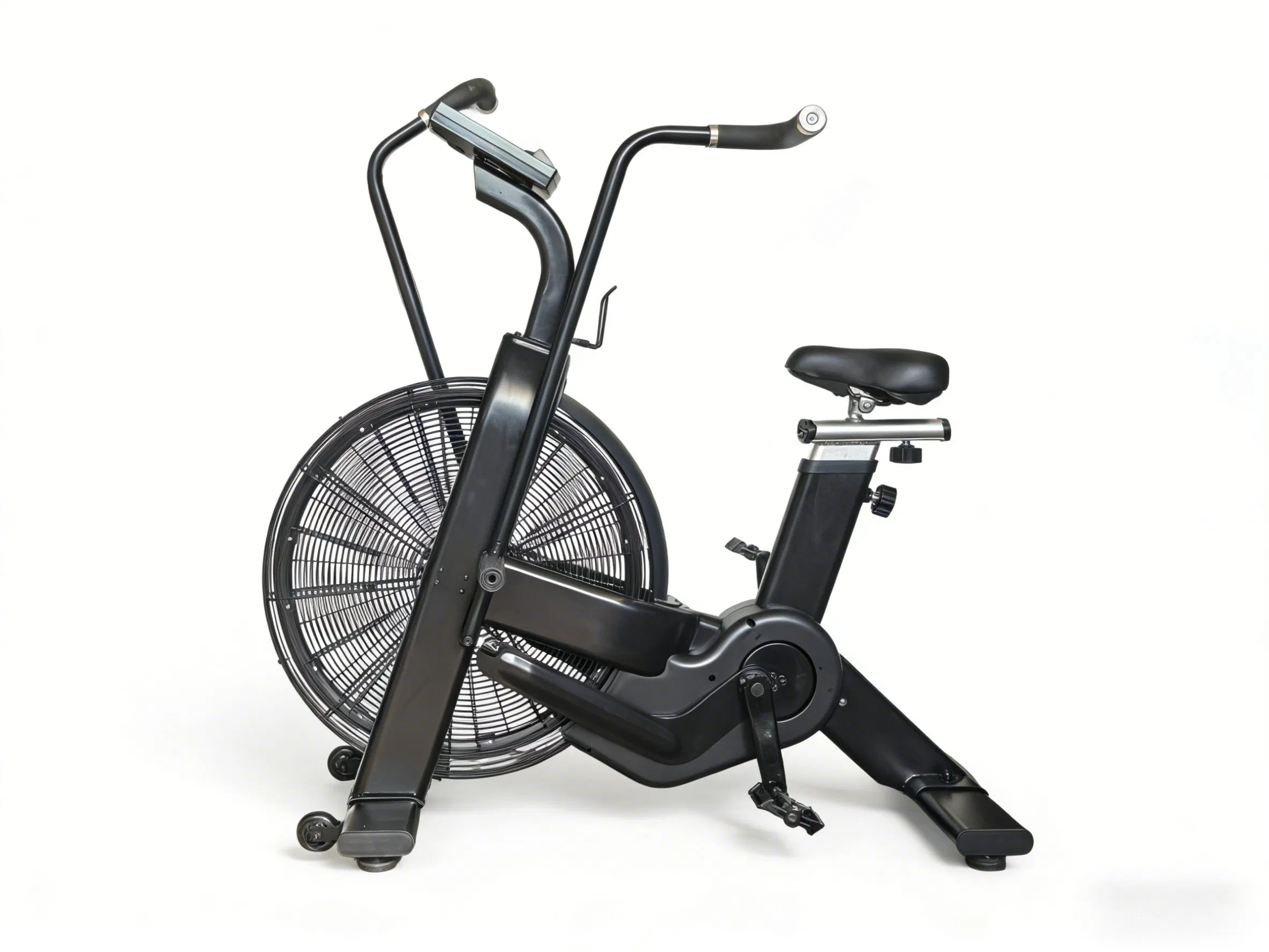 Upgraded Cardio Gym Equipment Adjustable Resistance Spinning Air Exercise Bike