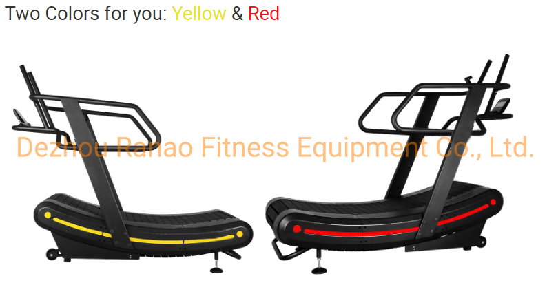Fitness Equipment Four Models Gym Unpowered Treadmill Running Machine Curved Treadmill