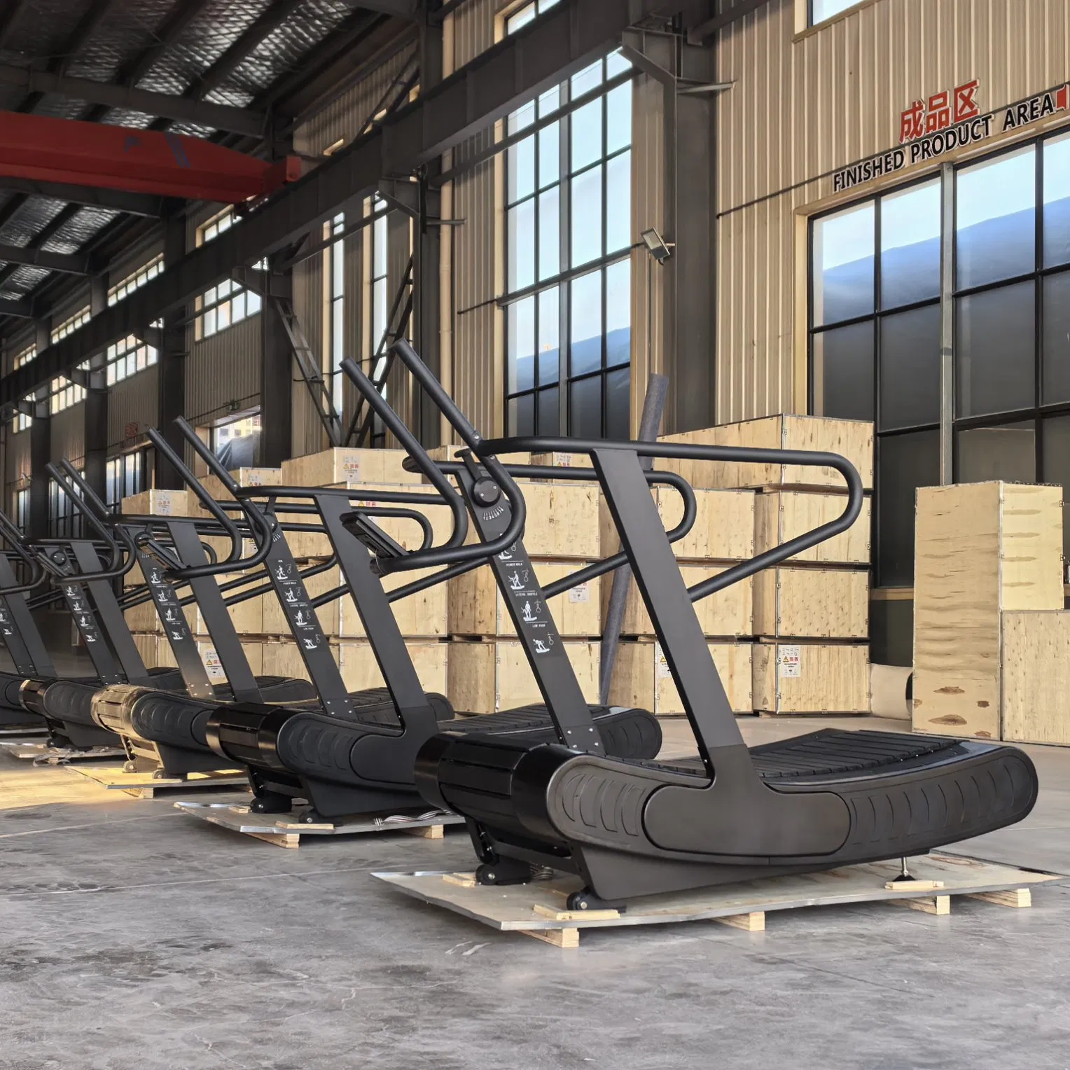 Self-Generating Powered Curved Treadmill Manual Mechanical Air Runner Non-Motorised Running Machine Treadmill