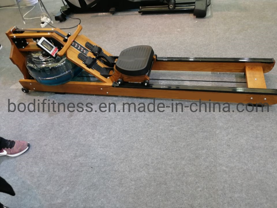 Fitness Equipment Gym Equipment Cardio Machine Water Wooden Resistance Rowing Machine Wooden Water Rower