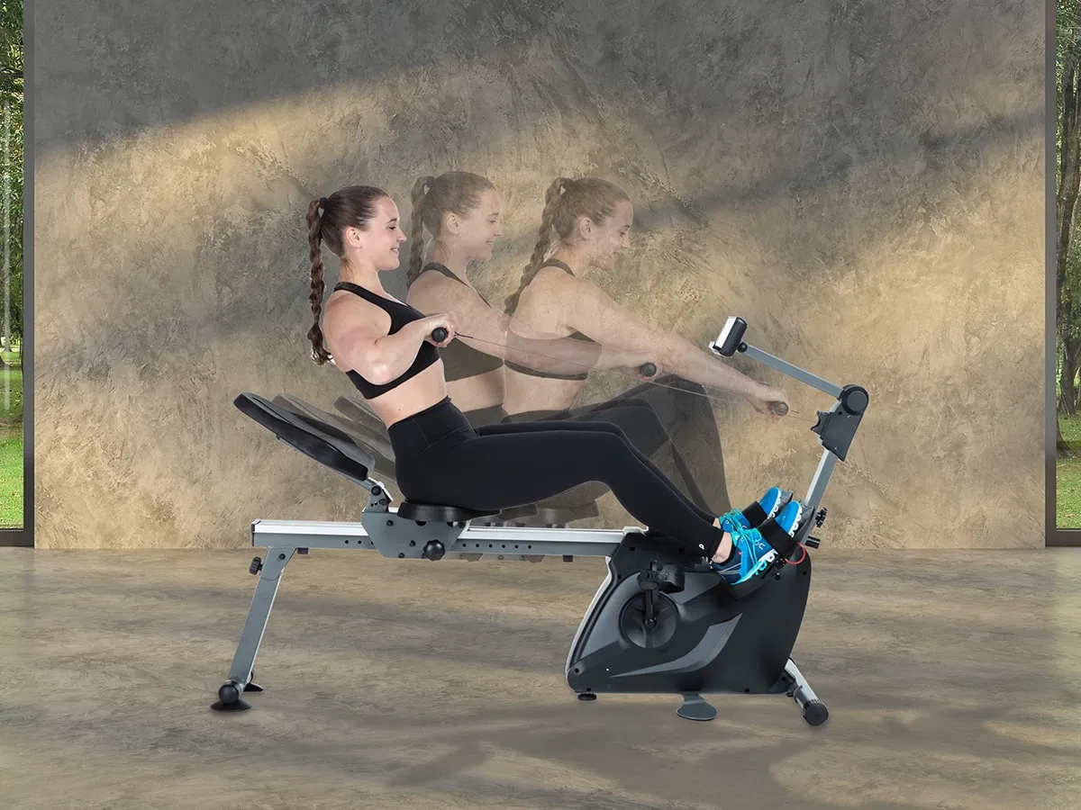 2023 Newest Gym Fitness Recumbent Bike Indoor Home Rowing Machine Rower