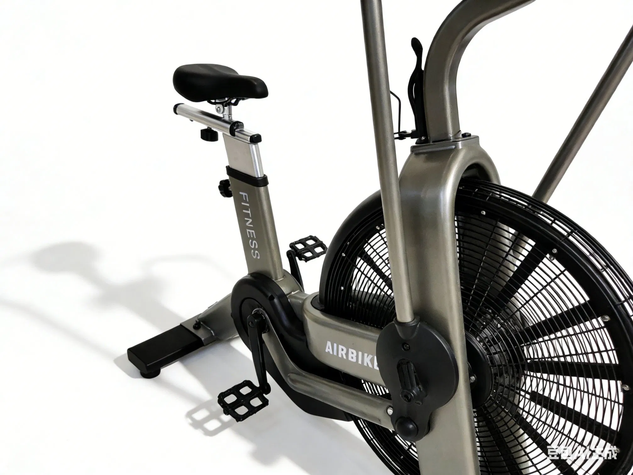 Upgraded Cardio Gym Equipment Adjustable Resistance Spinning Air Exercise Bike