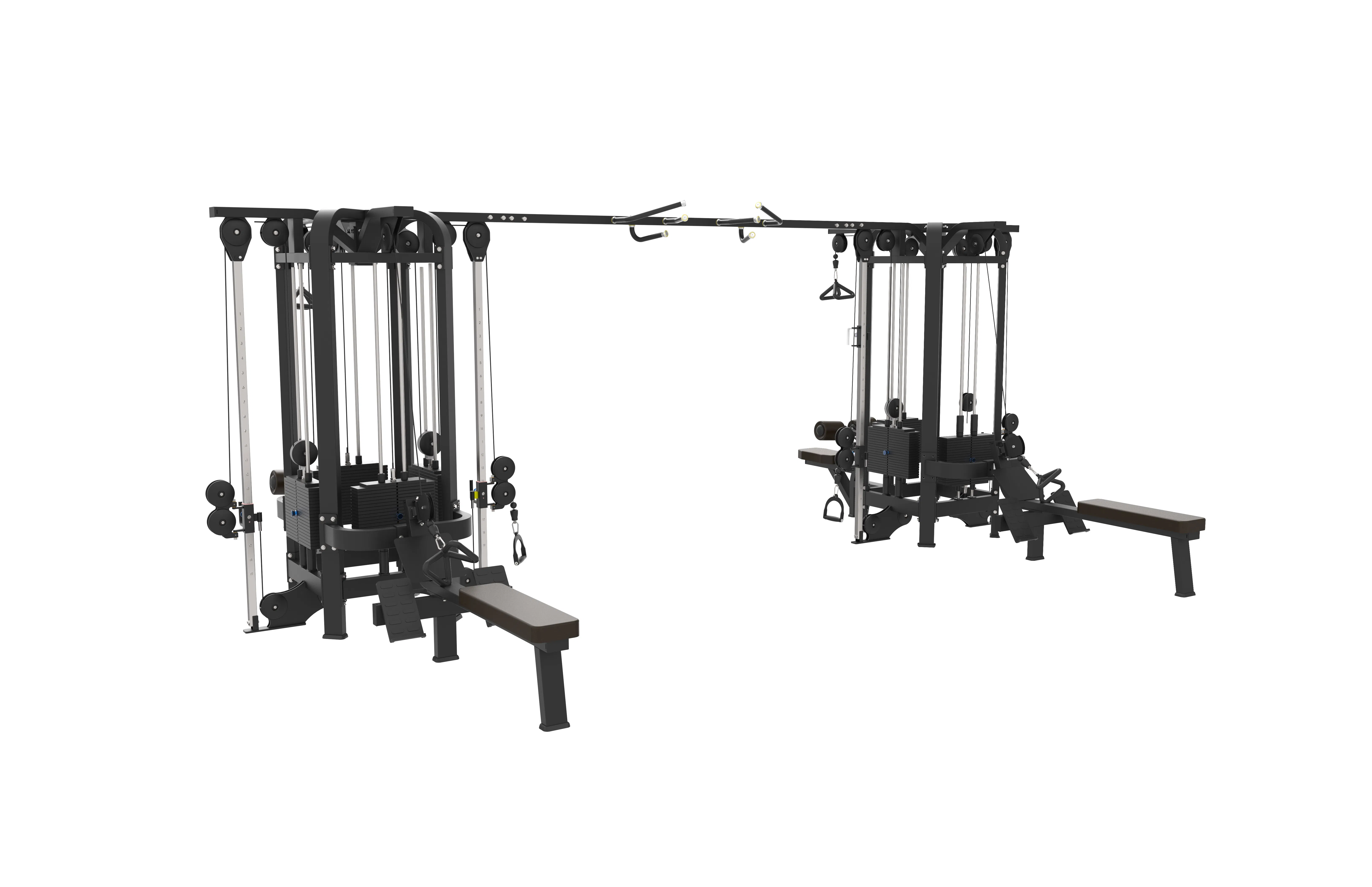 Commercial Crossfit Fitness Equipment Multi Jungle 8 Stations for Gym