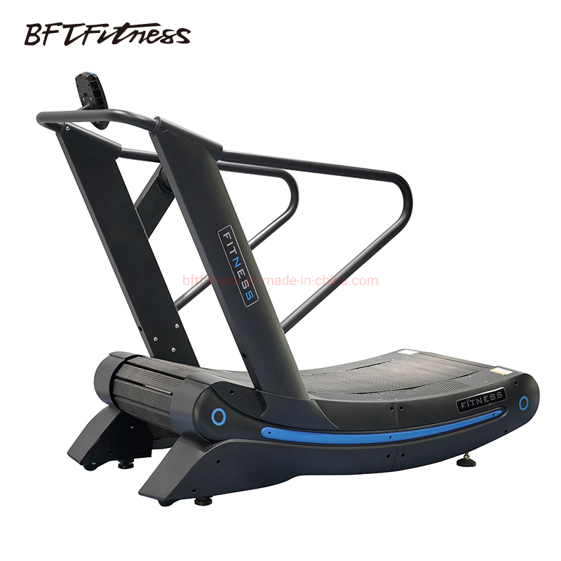 Walking Manual Curved Treadmill Commercial Gym Use Woodway Self-Generating Curve Treadmill