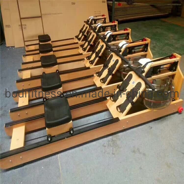 Fitness Equipment Gym Equipment Cardio Machine Water Wooden Resistance Rowing Machine Wooden Water Rower