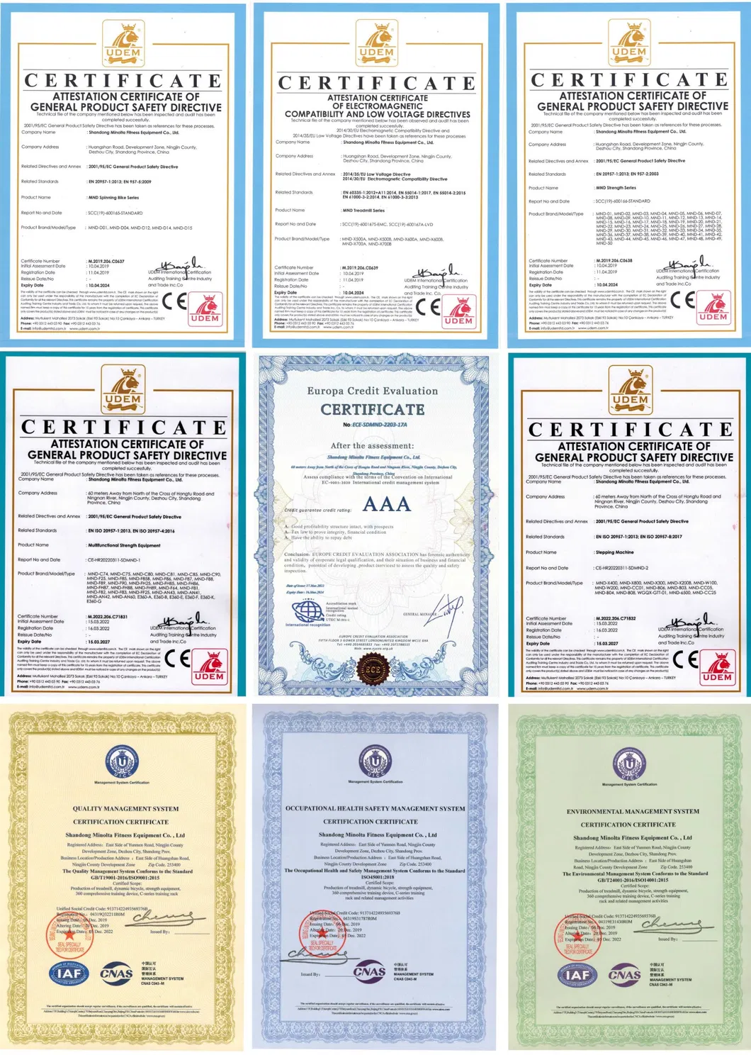Certification