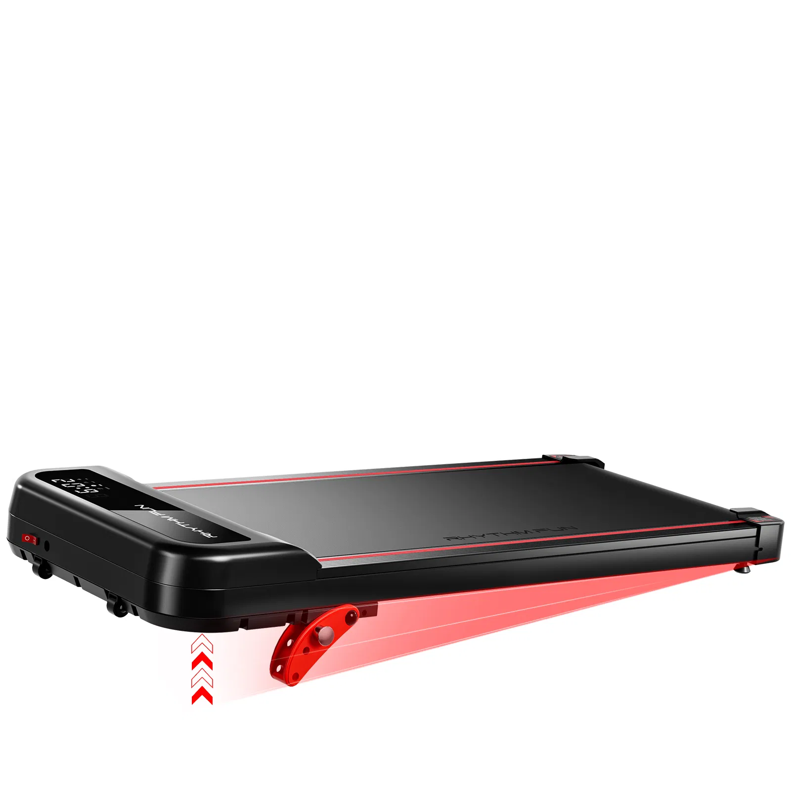 Ypoo New Motorized Under Desk Foldable Exercise Running machine Incline Foldable Portable Home Walking Pad Treadmill for Home Use with Handle Bar Walkingpad