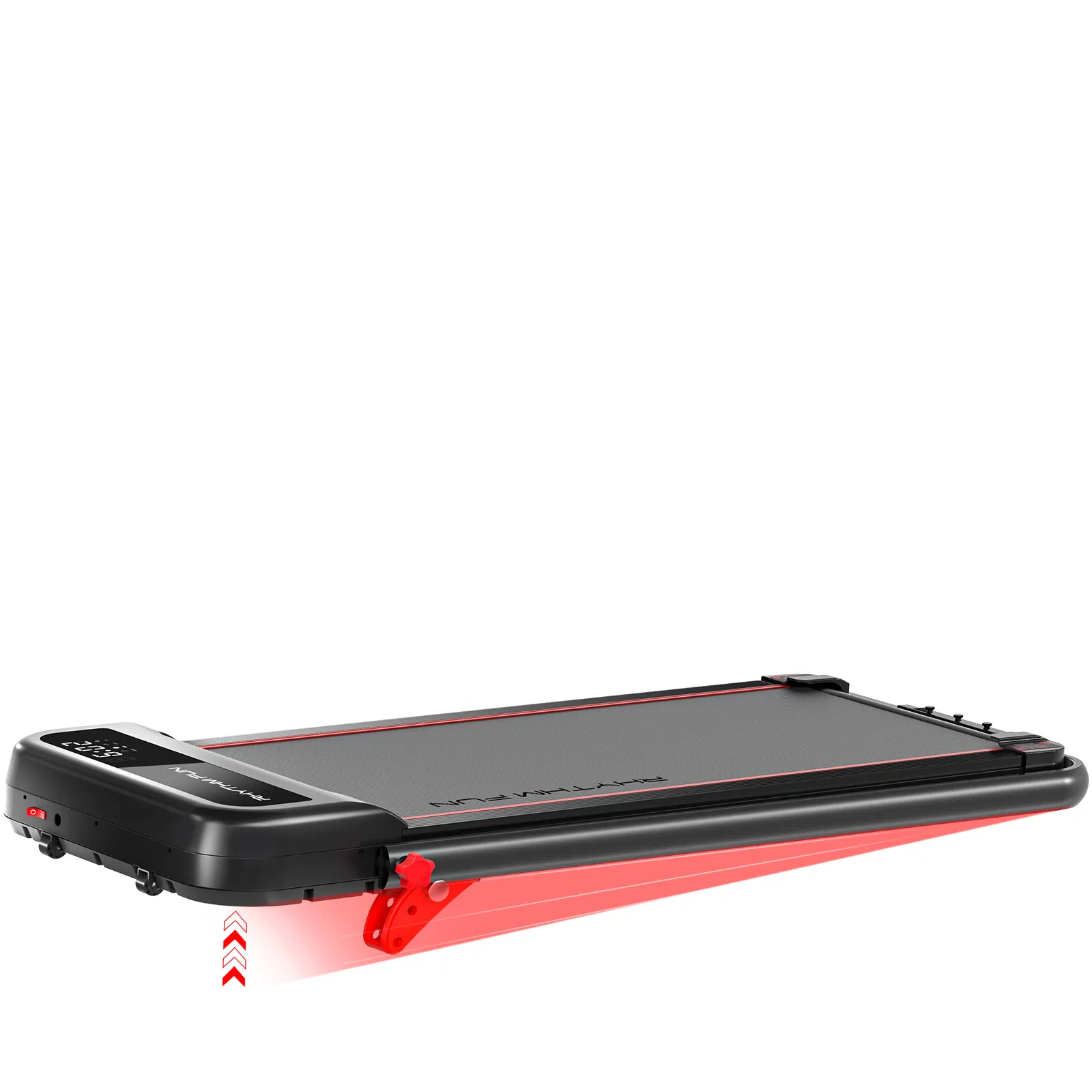 Ypoo New Motorized Under Desk Foldable Exercise Running machine Incline Foldable Portable Home Walking Pad Treadmill for Home Use with Handle Bar Walkingpad