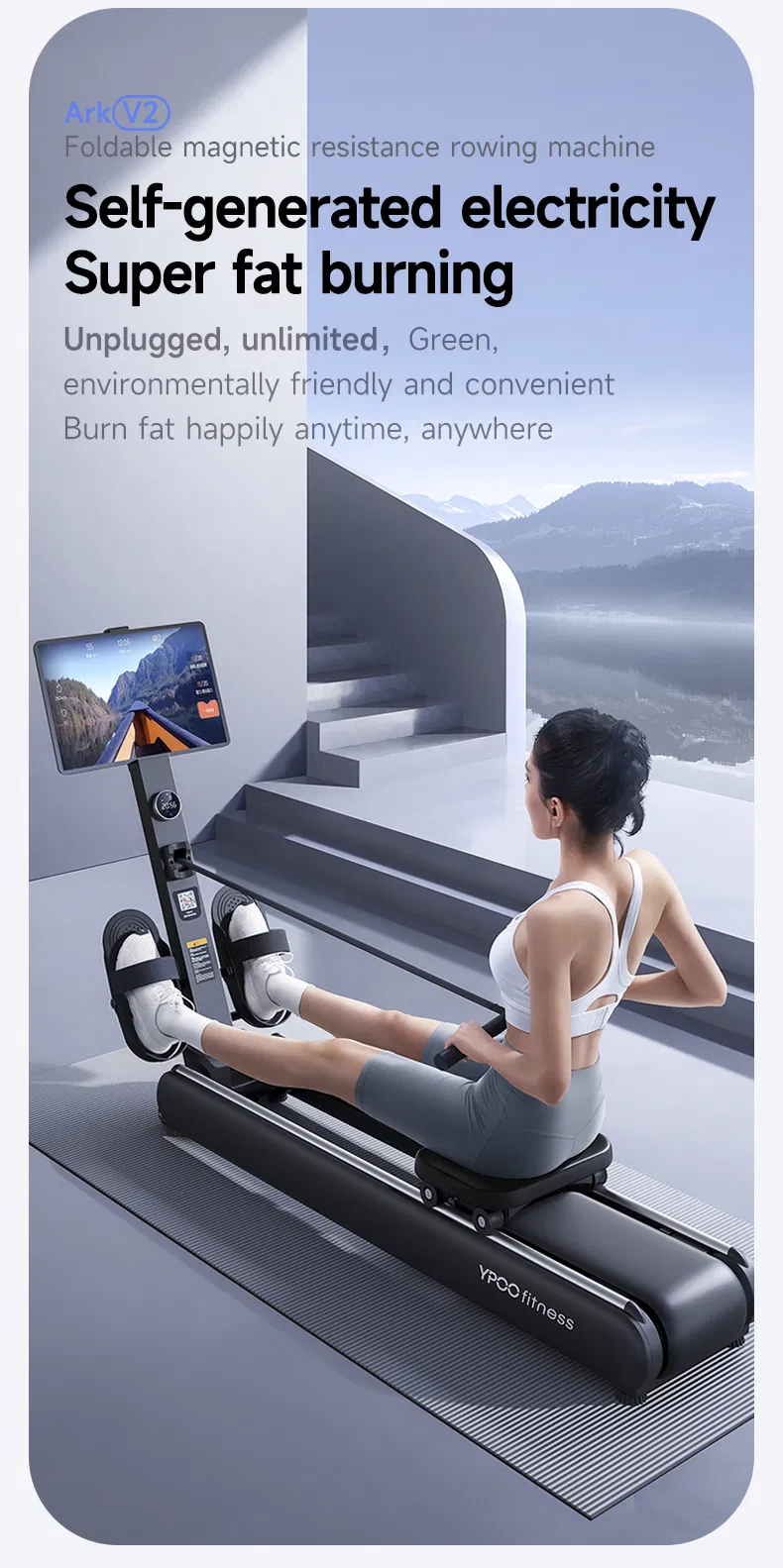 Rowing Machine Detail 3