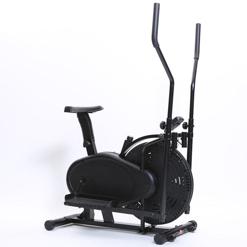 Home Use Fitness Exercise Orbitrack Cross Trainer Air-Resistance Exercise Fan Bike