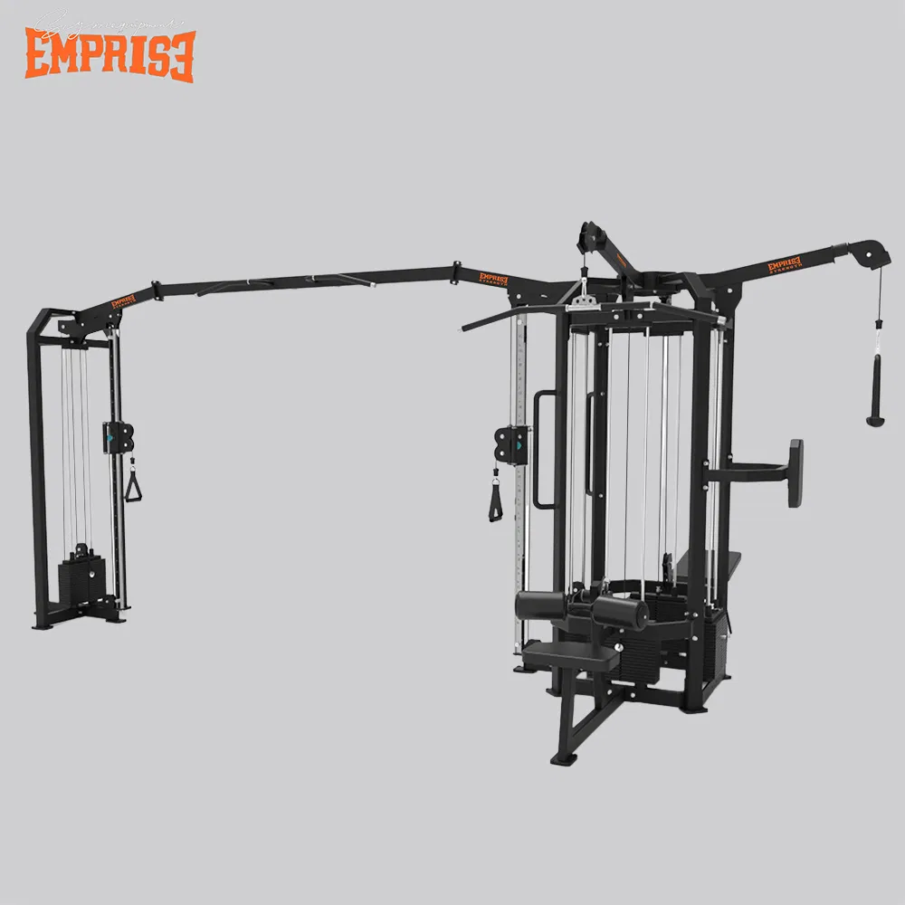 Hot Sale Commercial Gym Multi Jungle 6 Station Adjustable Cable Crossover Fitness Gym Machine
