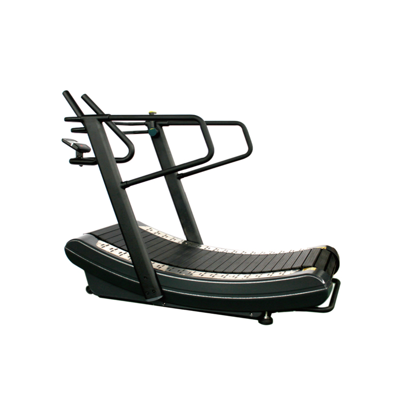 Commercial Self-Powered Curved Treadmill for Gym Training
