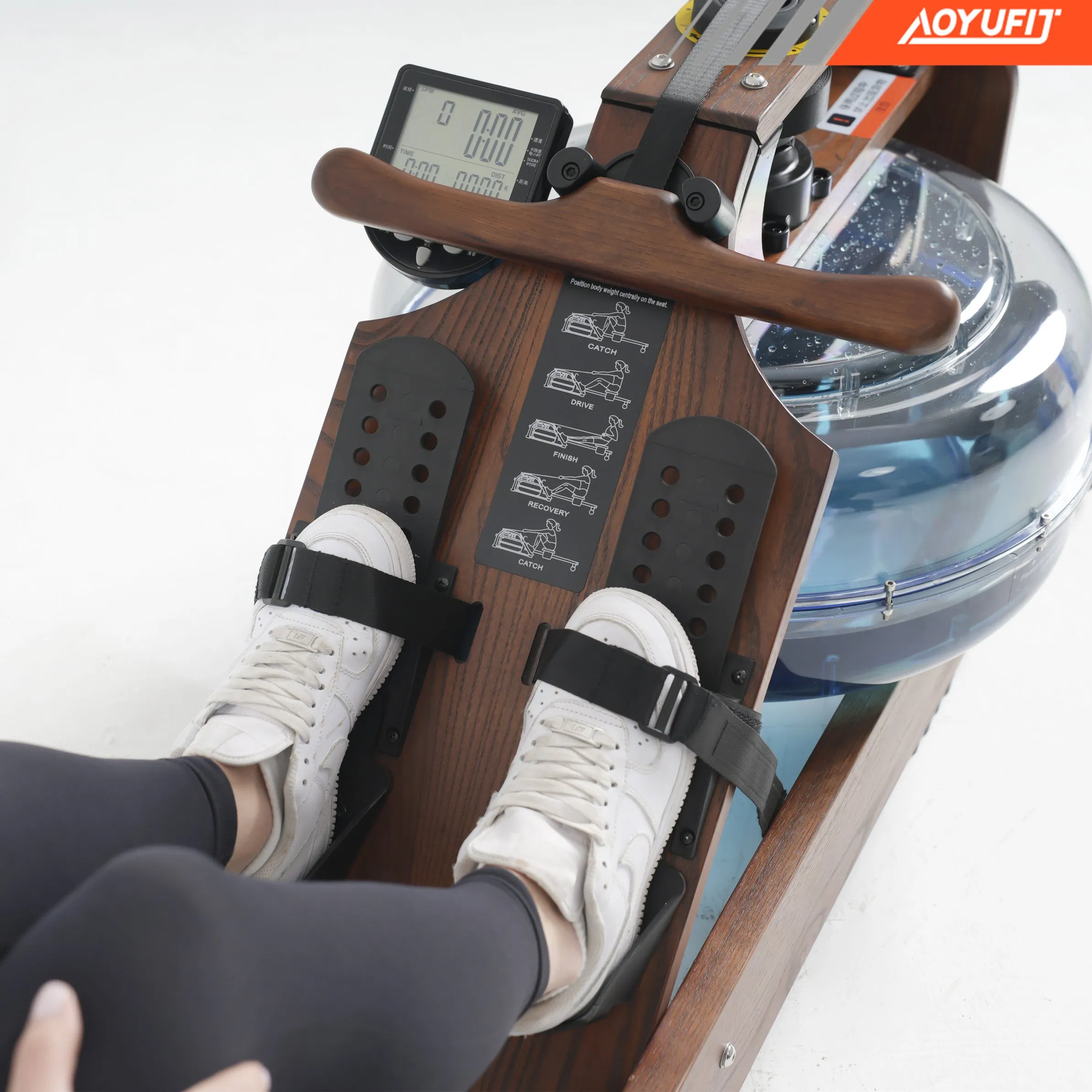 Water Resistance Rower Machine Afwr-N01 Commercial Gym Equipment