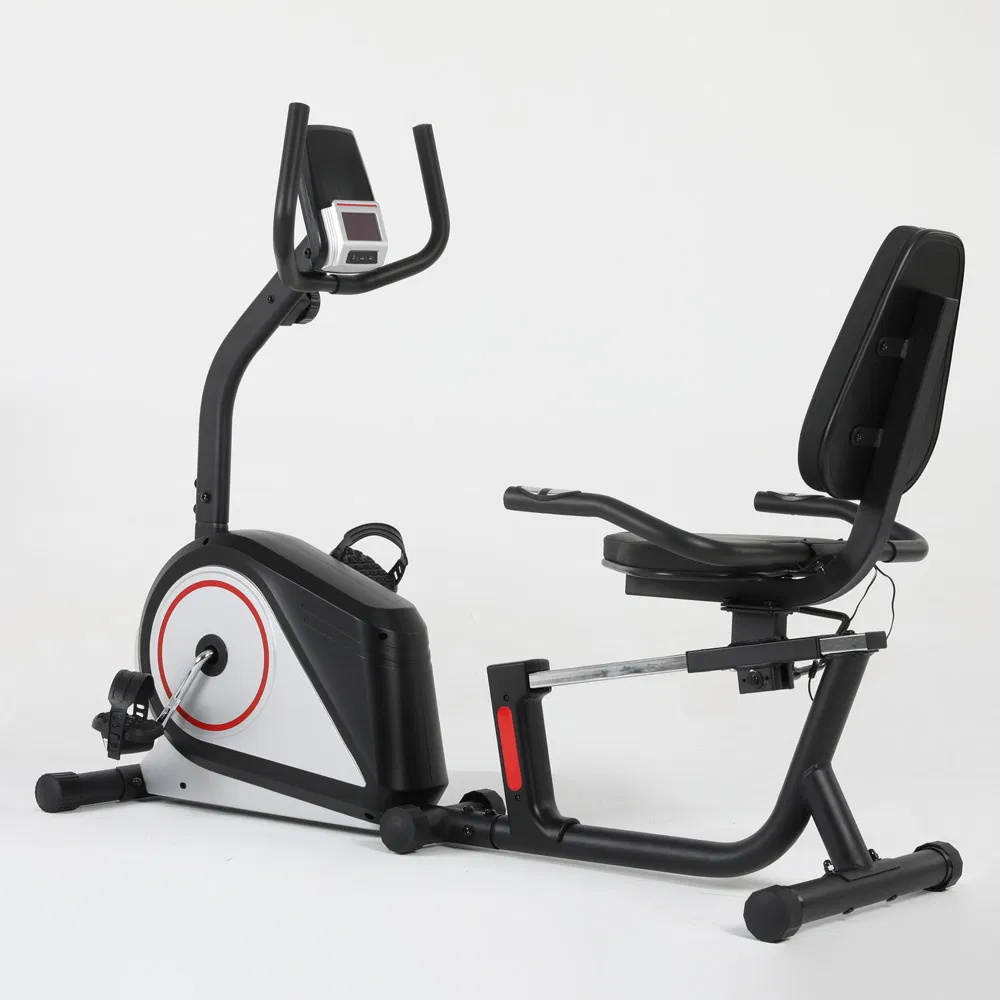 Exercise Bike Magnetic Control Horizontal Exercise Bicycle OEM Recumbent Bike