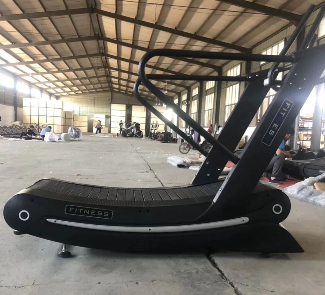 Commercial Curved Manual Treadmill View 4