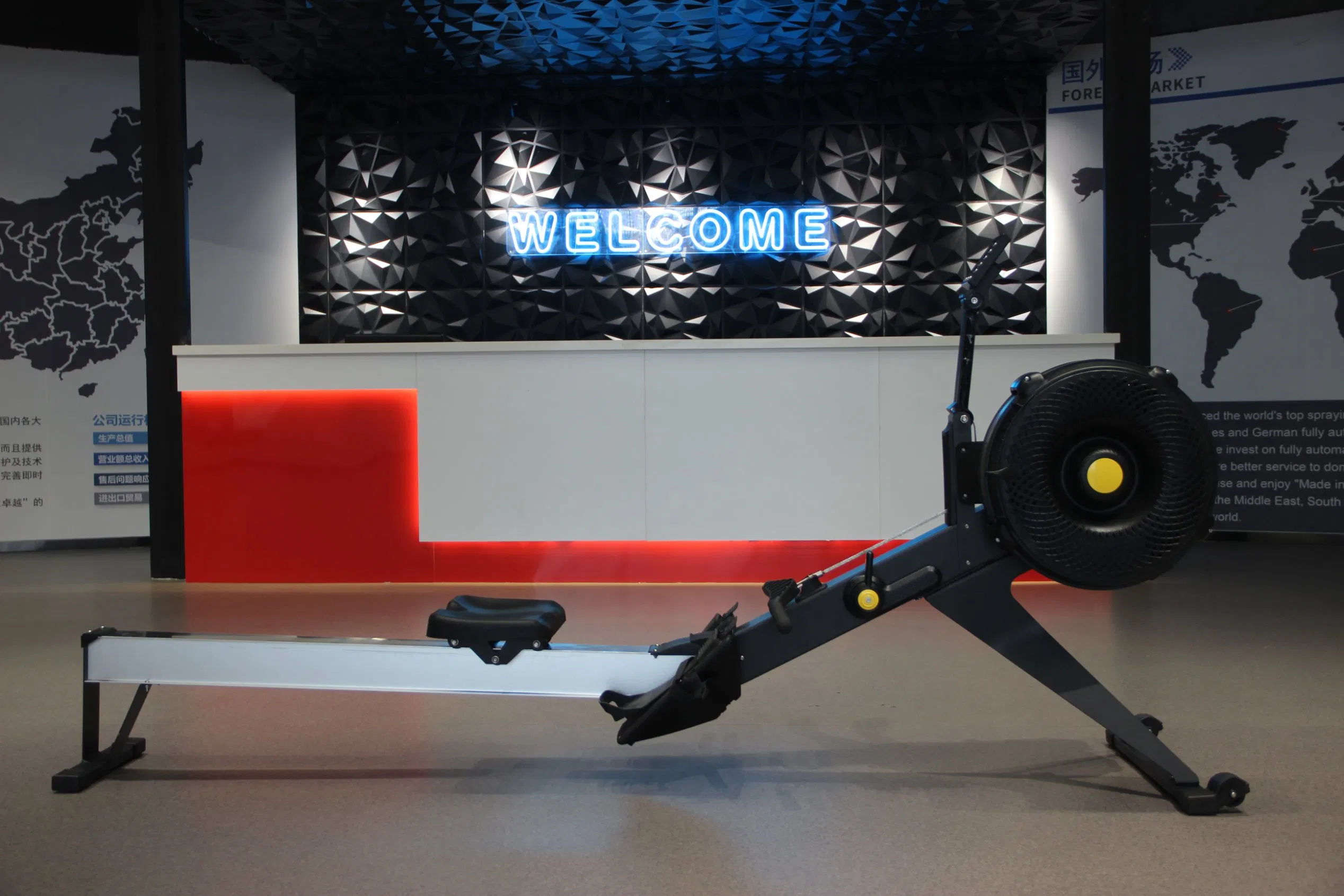 Magnetic Resistance Air Rowing Machine Commercial Home Carido Gym Equipment Air Rower