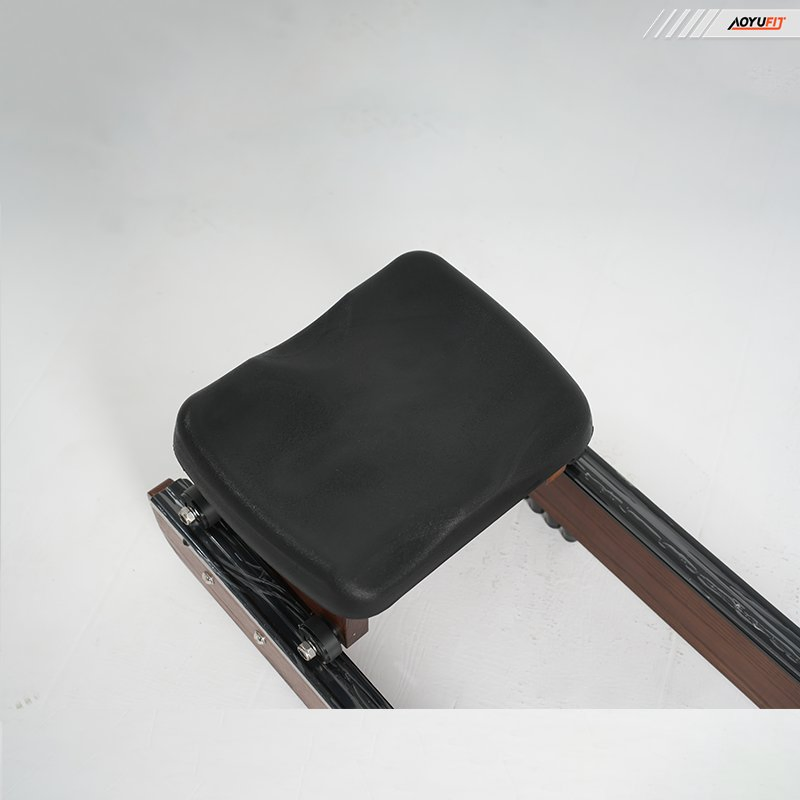 Wooden Frame Water Resistance Rower English Screen Performance Tracking