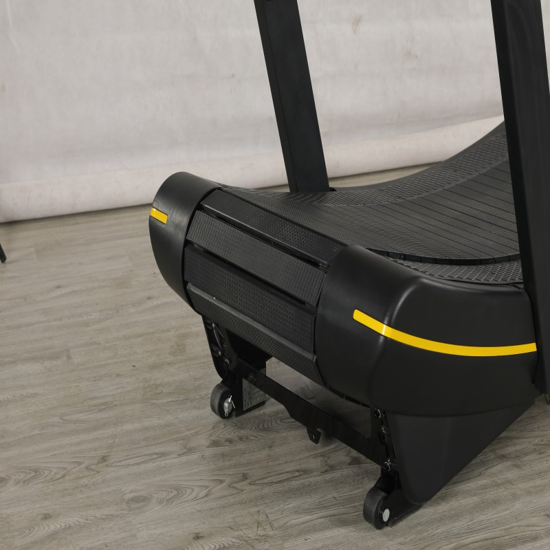 Non-Electric Curved Treadmill HS8700 Commercial Cardio Trainer Manual Self-Powered Commercial