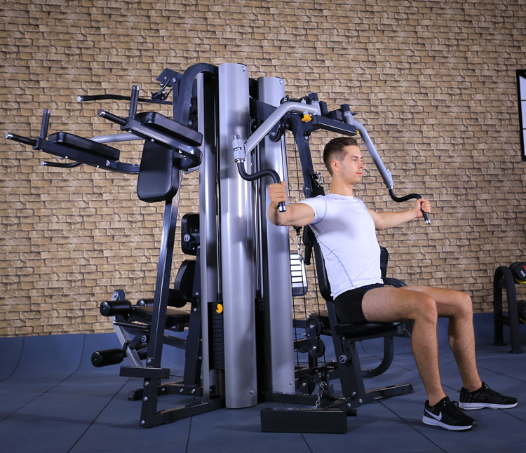 Gym Equipment Multi Functional Integrated Trainer Gym Stregnth Machine Multi Jungle 5 Station Power Rack Indoor Home Gym