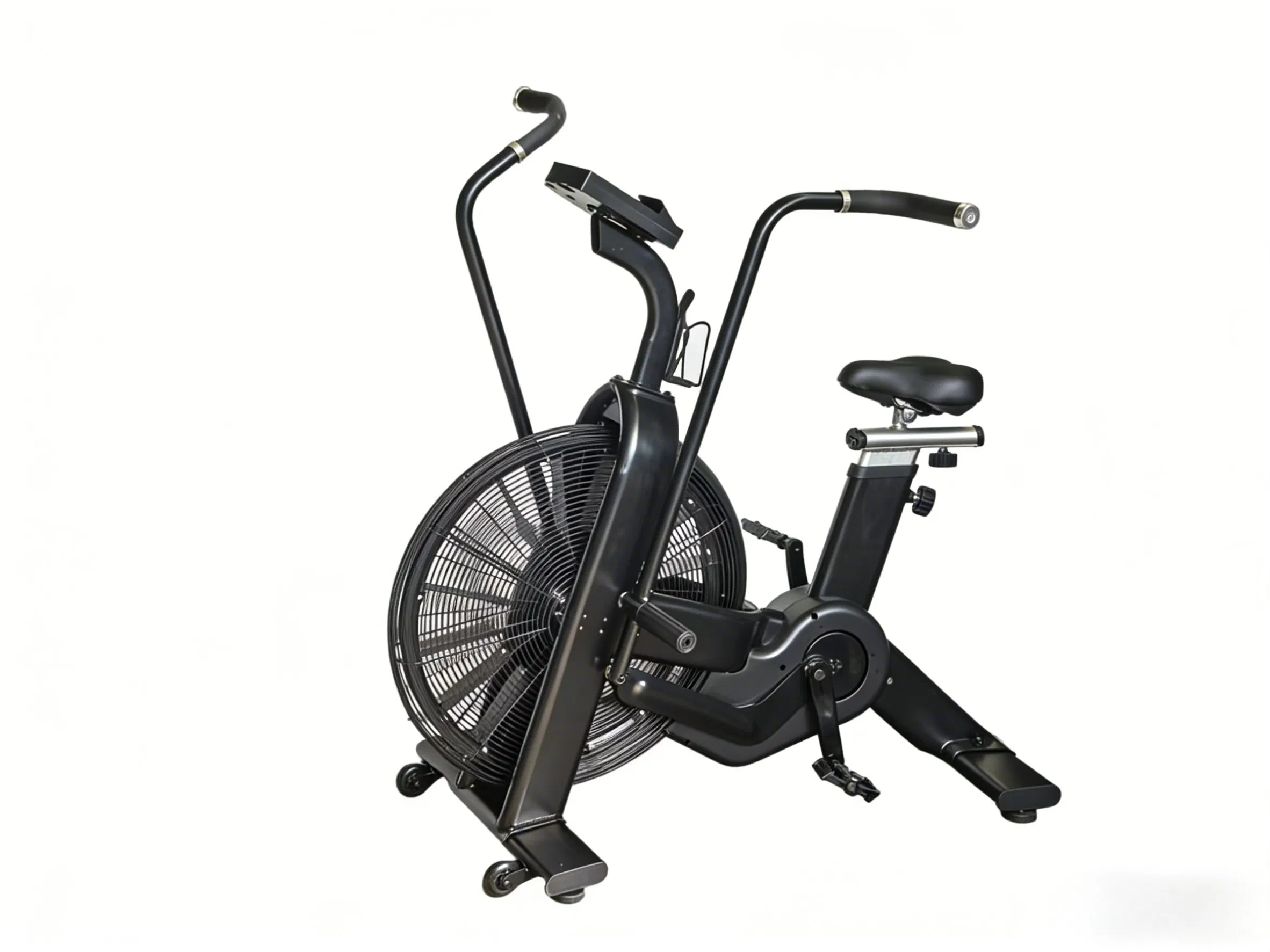 Upgraded Cardio Gym Equipment Adjustable Resistance Spinning Air Exercise Bike