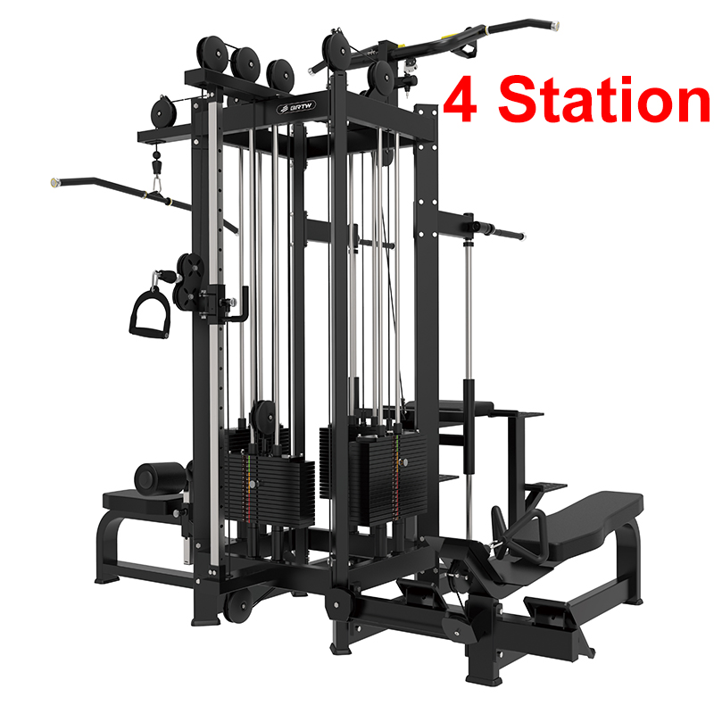 Commercial Fitness Gym Equipment Comprehensive Training Device Multi Jungle Fitness Gym Equipment 4-Stations Machine