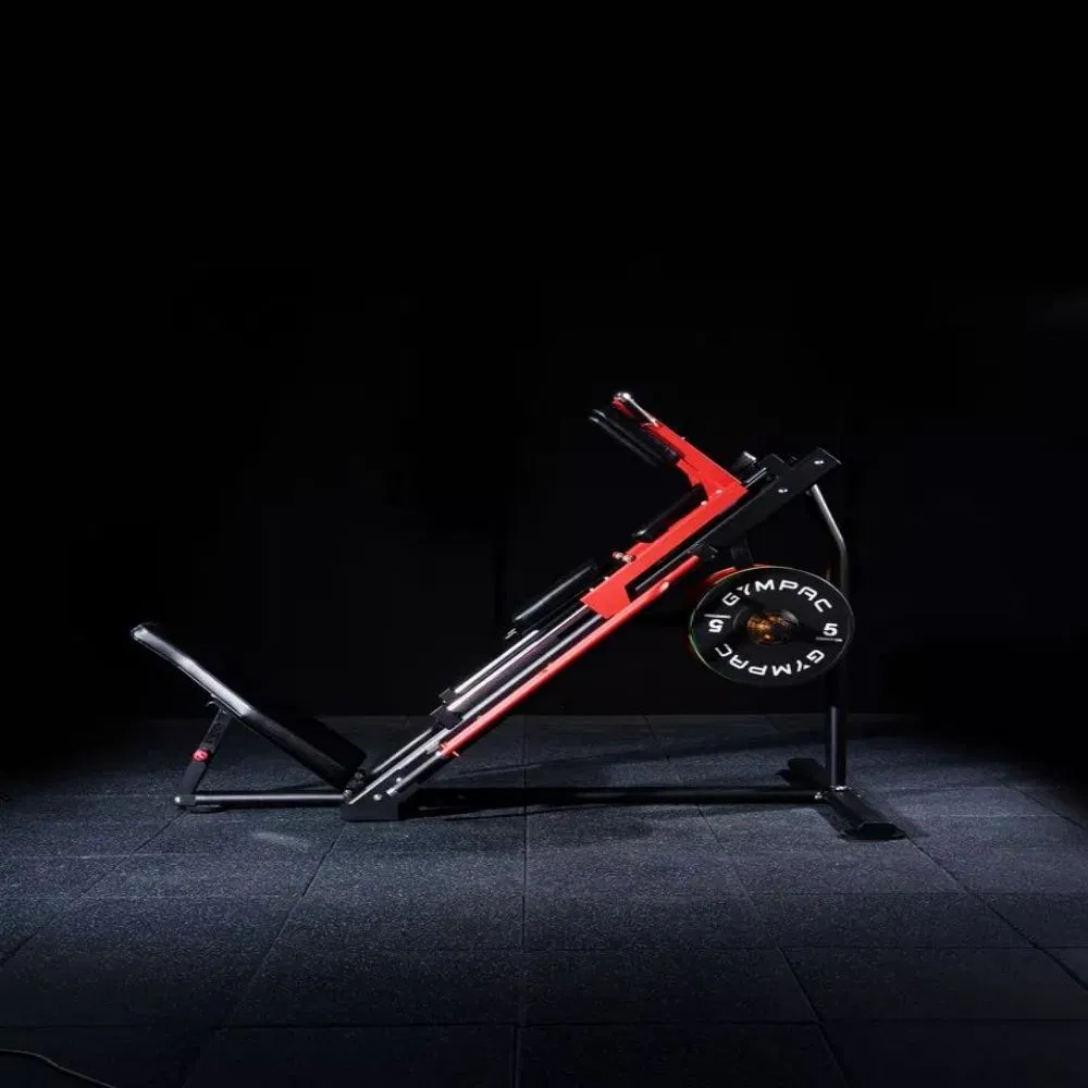 45 Degree Plate Loaded Leg Press Hack Squat Pedal Machine for Legs Hip Strength Power Training