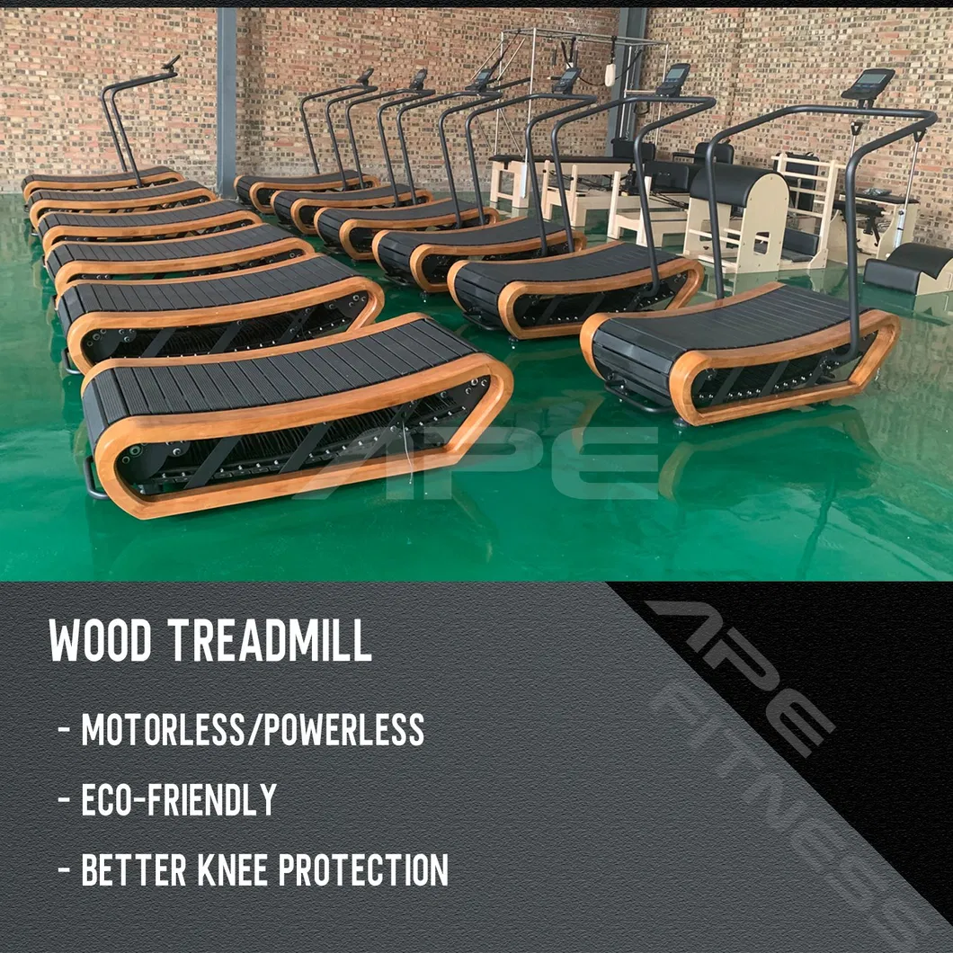 Wooden Curved Treadmill Show