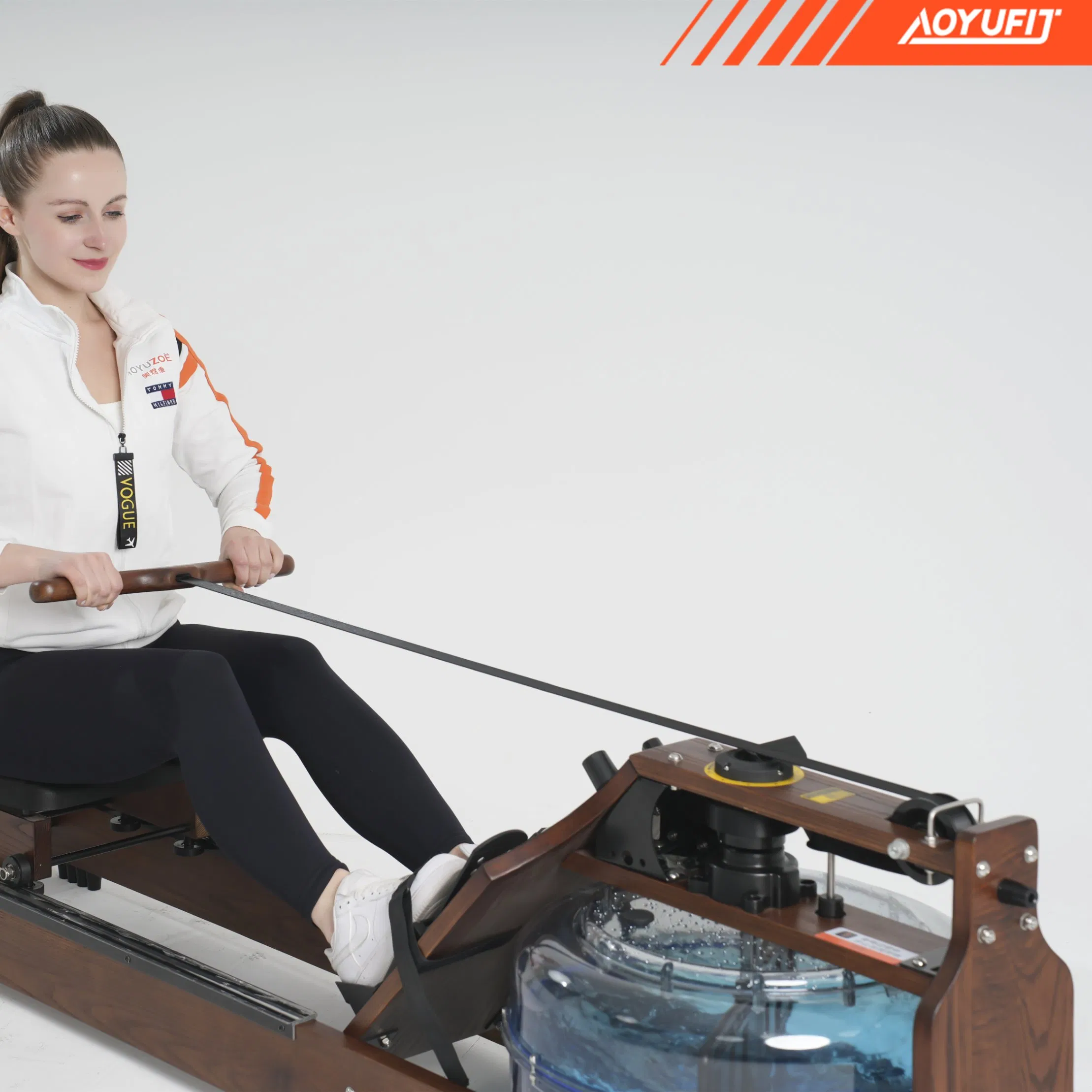 Cardio Equipment Water Rower Machine Foldable Water Resistance Rowing Machine