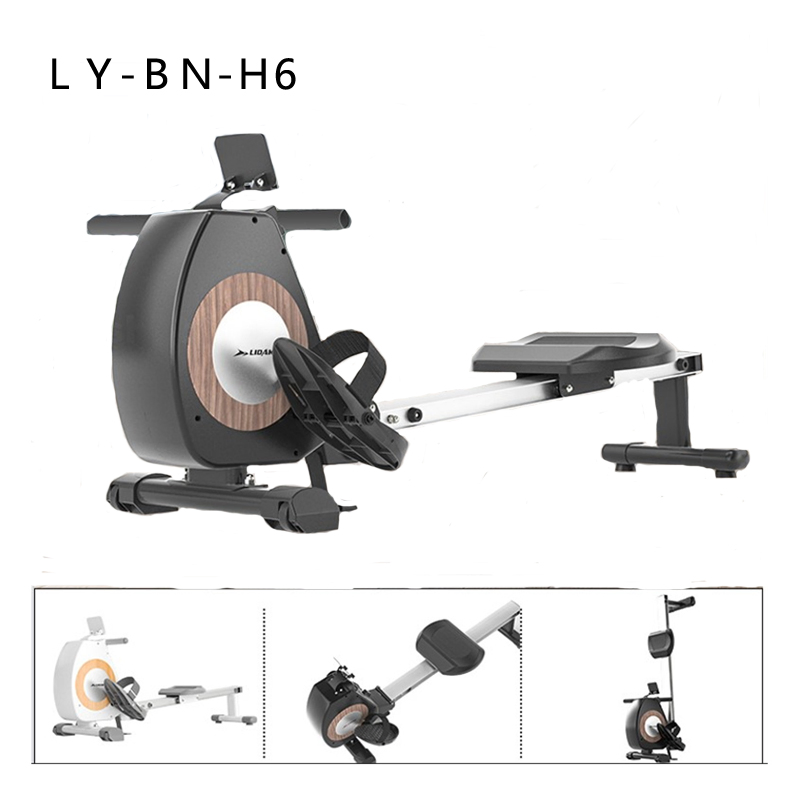 Wholesale High-Quality Magnetic Resistance Rowing Machines, Quiet, Commercial, Indoor, Foldable, Home Gym Cardio Training Equipment, Seated Rowing Machine, Fitn