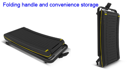 Home Gym Fitness Equipment Unpowered Two Styles Are Available Folding Sports Equipment Mini Curved Treadmill for Training