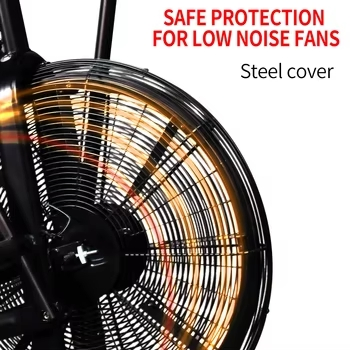 Commercial Air Resistance Exercise Bike - Full-Body Fitness Gym Equipment Air Bike