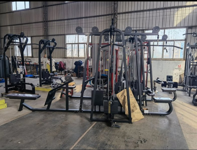 Wholesale Jungle Multi Functional Commercial Gym Equipment Pin Loaded Machine 8 Multi Station