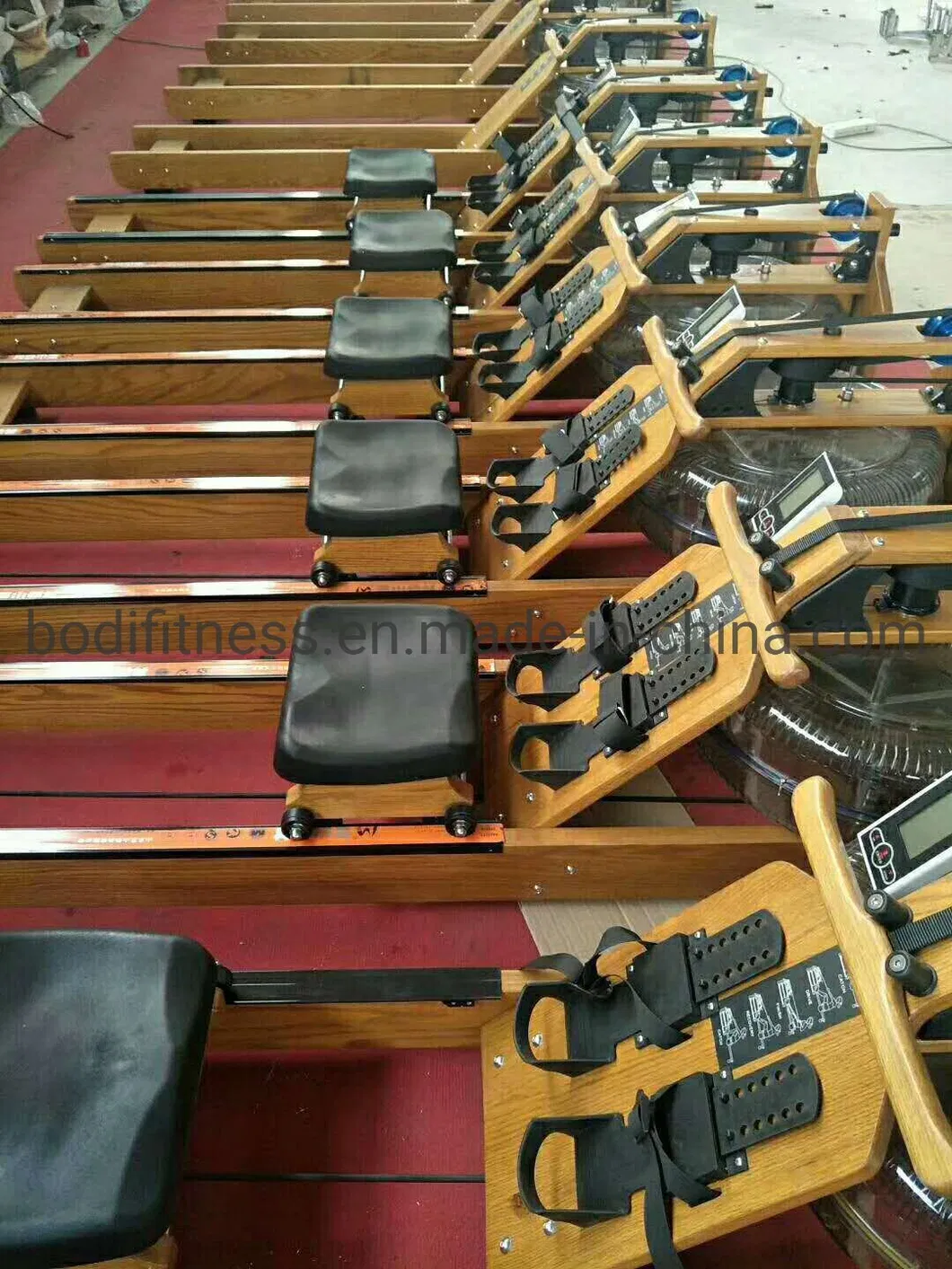 Wooden Water Rower Detail 2