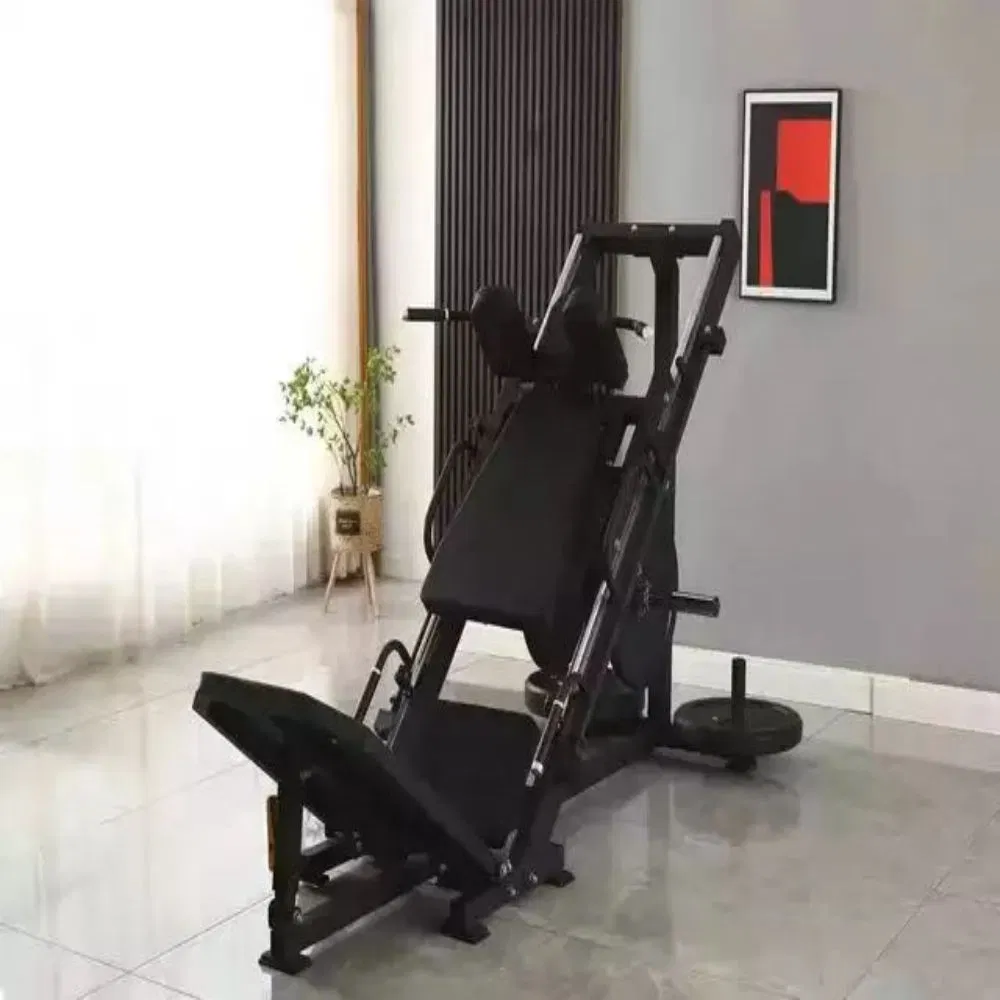 45 Degree Plate Loaded Leg Press Hack Squat Pedal Machine for Legs Hip Strength Power Training