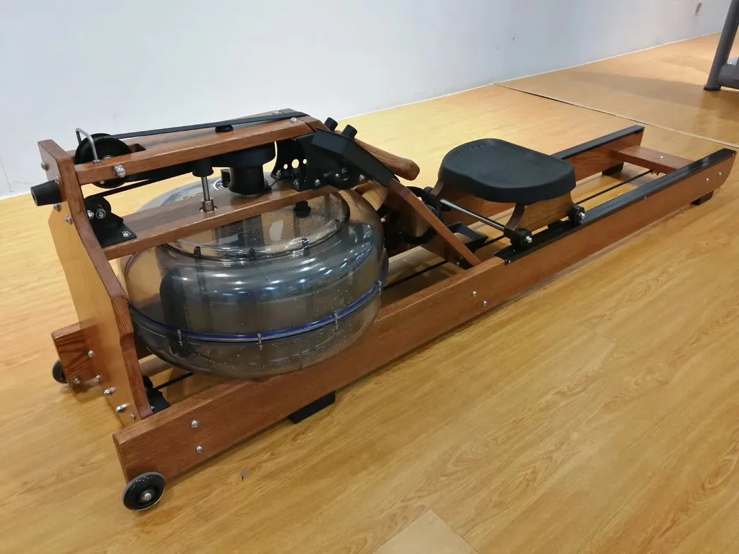 Water Resistance Rowing Machine Front View
