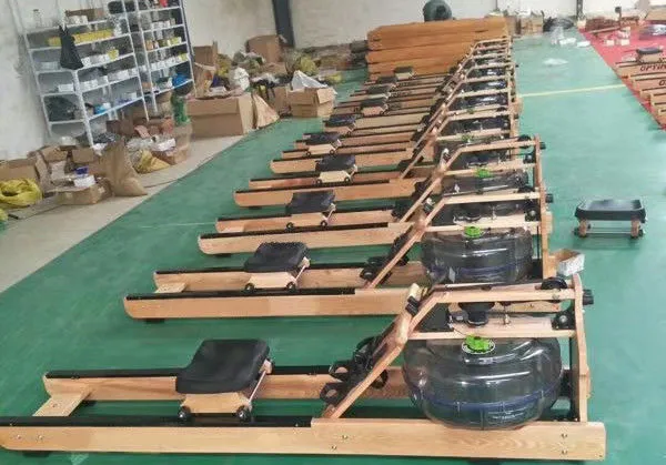 Wooden Water Rower View 2