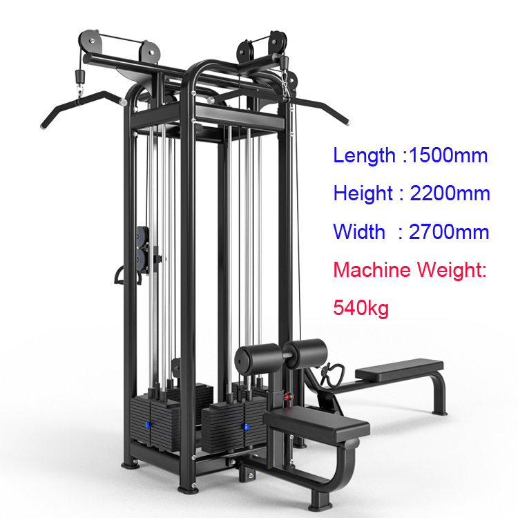 Life Fitness Equipment 4 Stacks Multi Jungle Station Multi Functional Trainer Multi Jungle Gym
