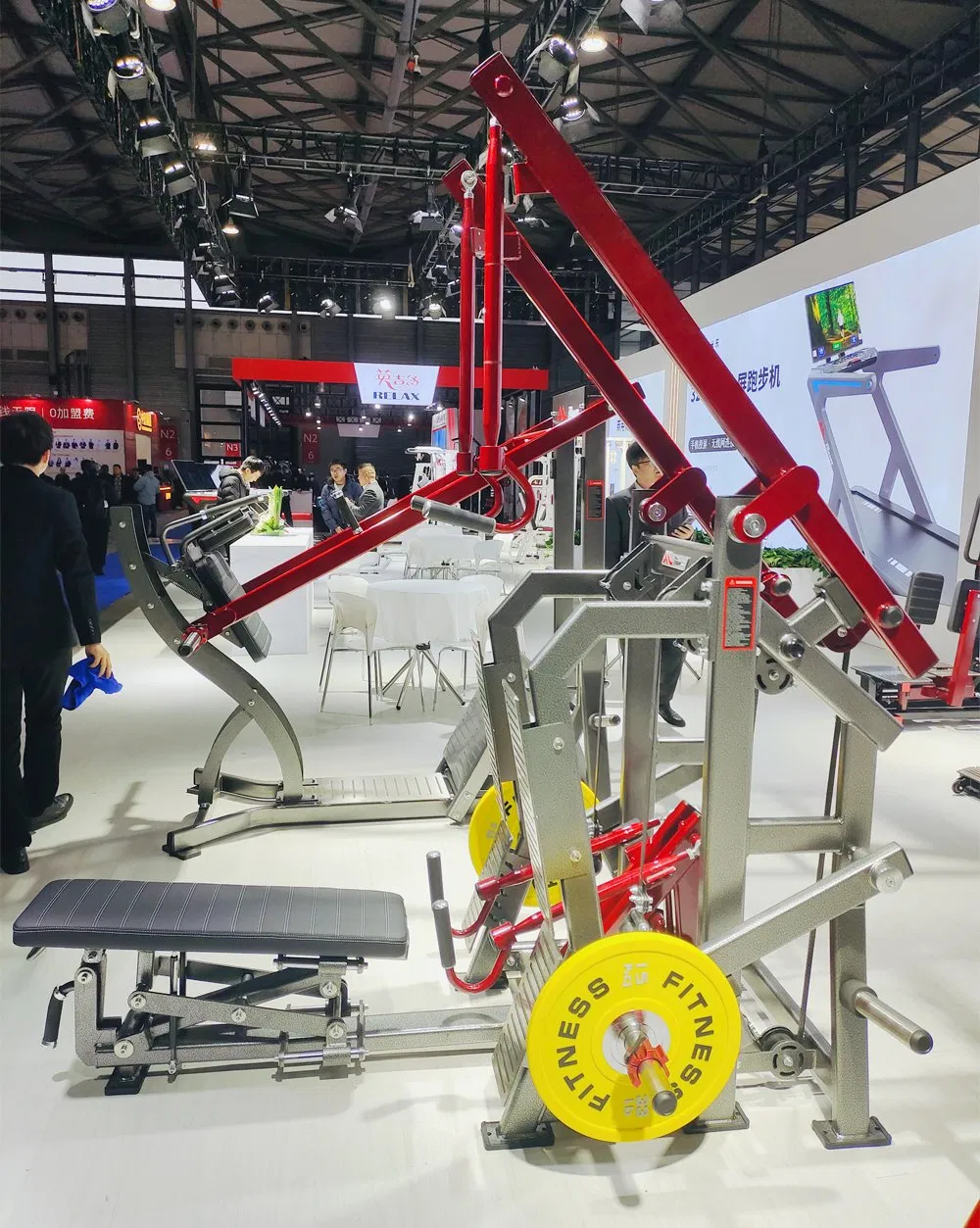 New Design New Gym Equipment Plate Loaded Commercial Strength Training Lat Pulldown &amp; Long Row Superset Machine for Training Back