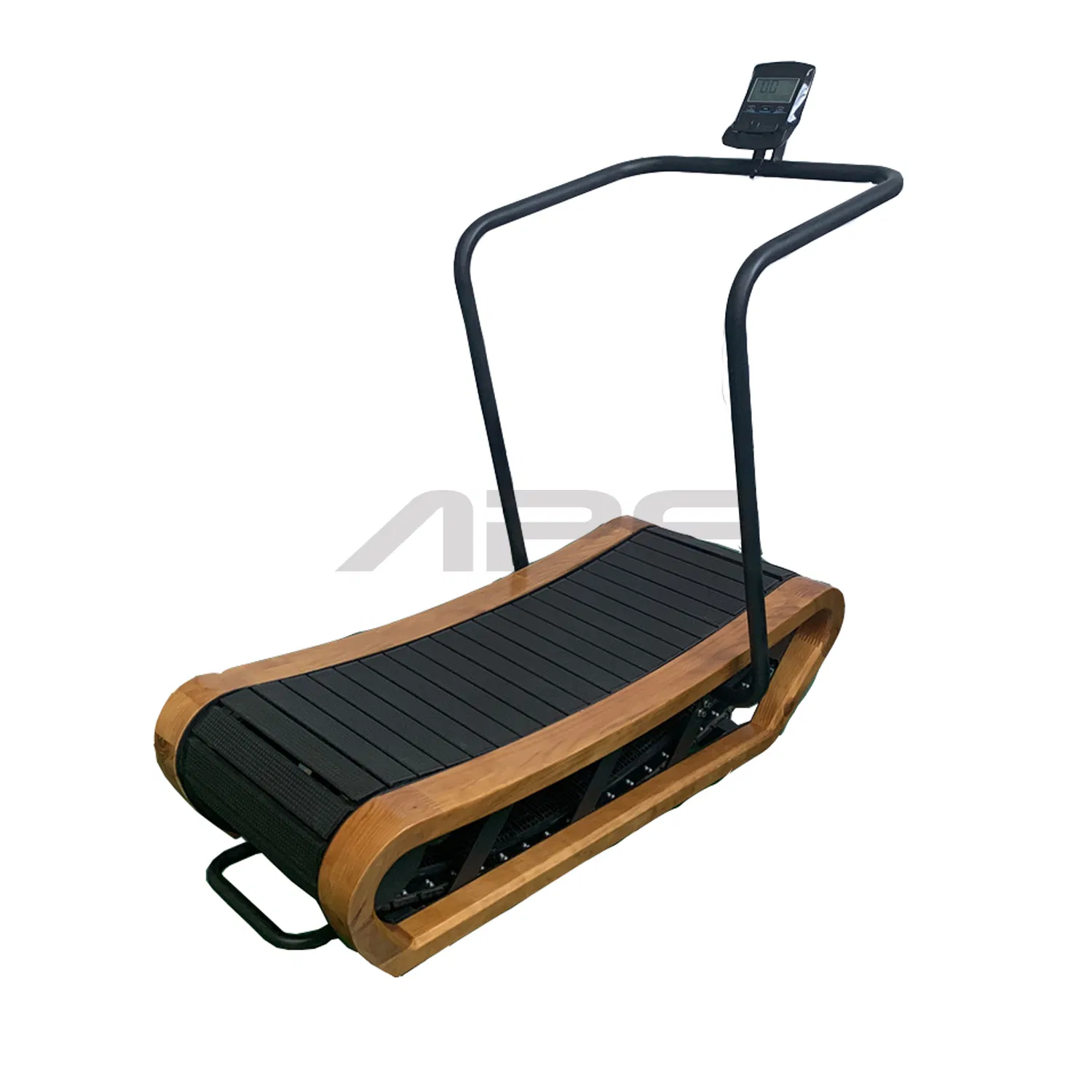Ape Fitness Manufacturer Direct Supply Running Machine Cardio Equipment Wooden Curved Treadmill